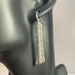 NWOT Silver Tone Earrings With Rhinestones